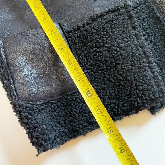 Milibam Black Sherpa Jacket | Size 110/3 - Picture 5 of 7